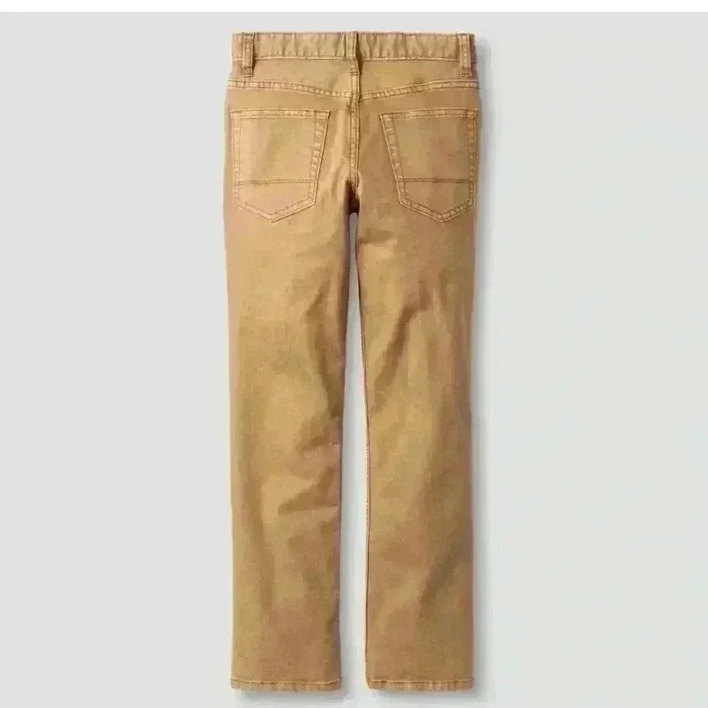 Boys' Stretch Straight Fit Jeans - Cat & Jack™
Khaki Wash 6 - Picture 2 of 2